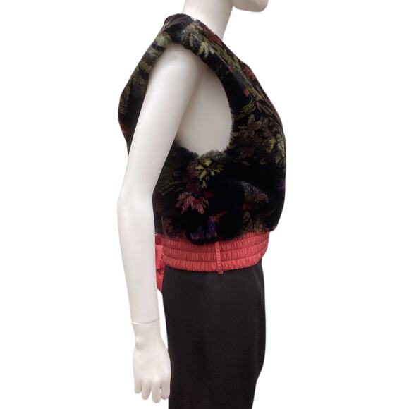 Faux Fur Vintage Women’s FERA Skiwear Vest Made In Hong Kong Size M/ L - Picture 3 of 6